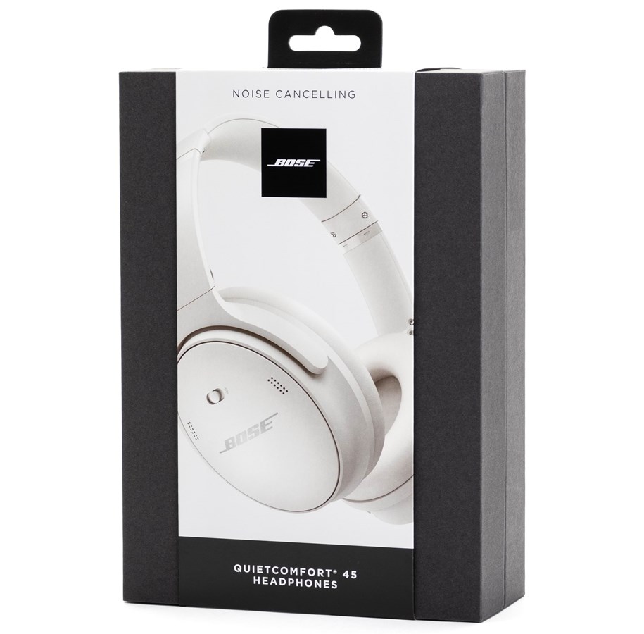 Sluchawki, zestaw sluchawkowy - Bose QuietComfort 45 - White Smoke - 866724-0200