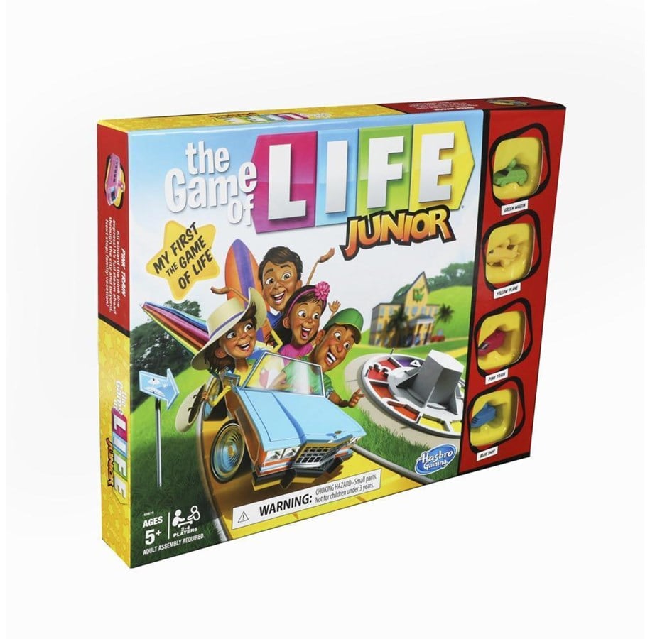 gry-planszowe-karciane-i-kosci - Hasbro Game of Life Junior (ENG) - 5010993638628