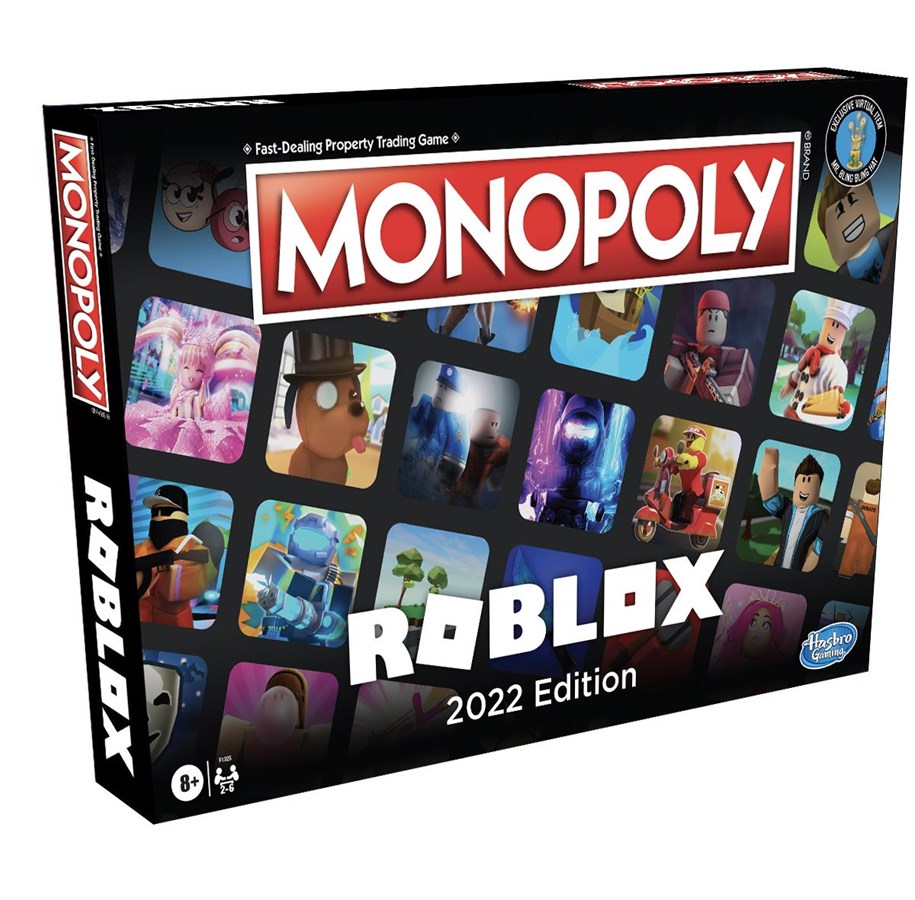 gry-planszowe-karciane-i-kosci - Hasbro Monopoly Roblox 2022 Edition (English) - F1325UE20