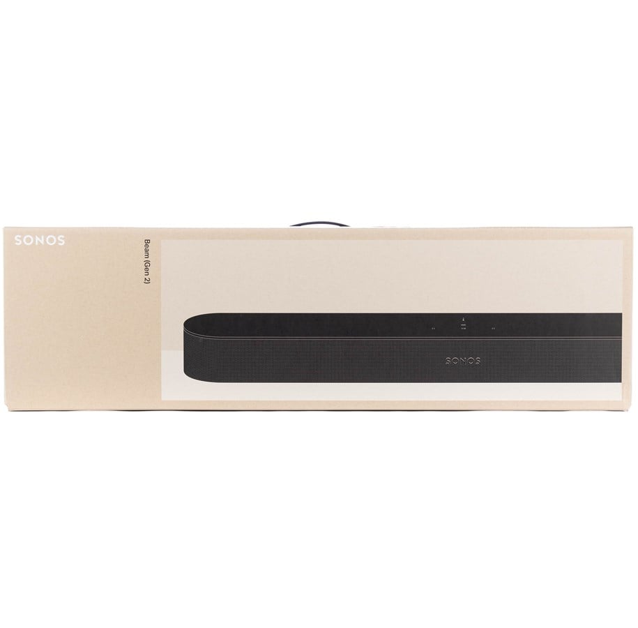 Sonos - Sonos Beam (Gen 2) - Black - BEAM2EU1BLK