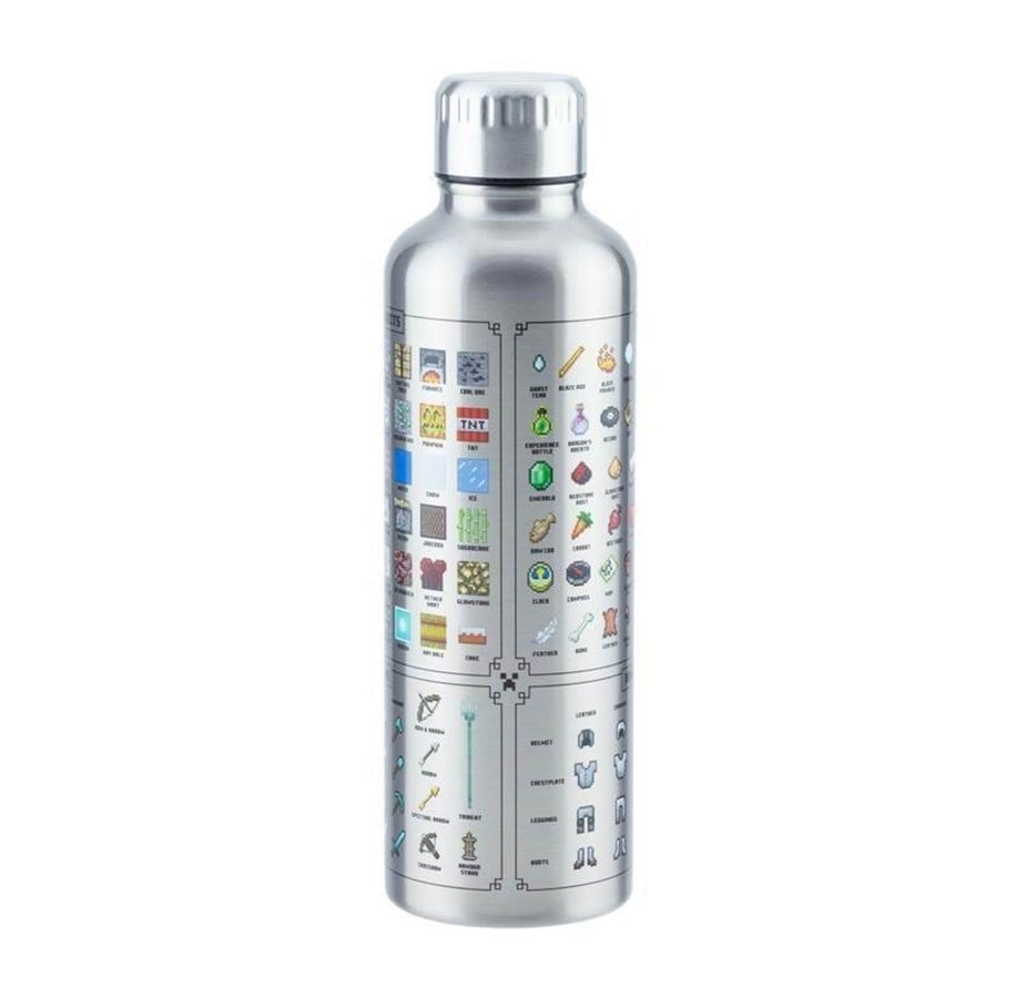 Akcesoria kuchenne - Paladone Minecraft Metal Water Bottle 500 ml - PP7995MCF