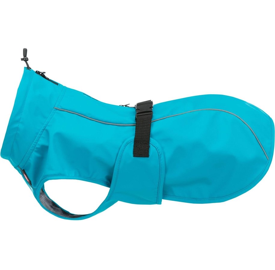 Psy - Trixie Vimy Dog Raincoat Blue Circum: 24-41cm Length: 30cm - TX680201