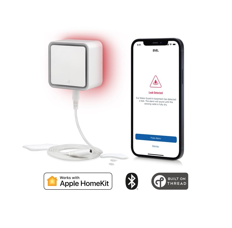 Inteligentny dom - Eve Water Guard - Connected Water Leak Detector - 10EBZ8701