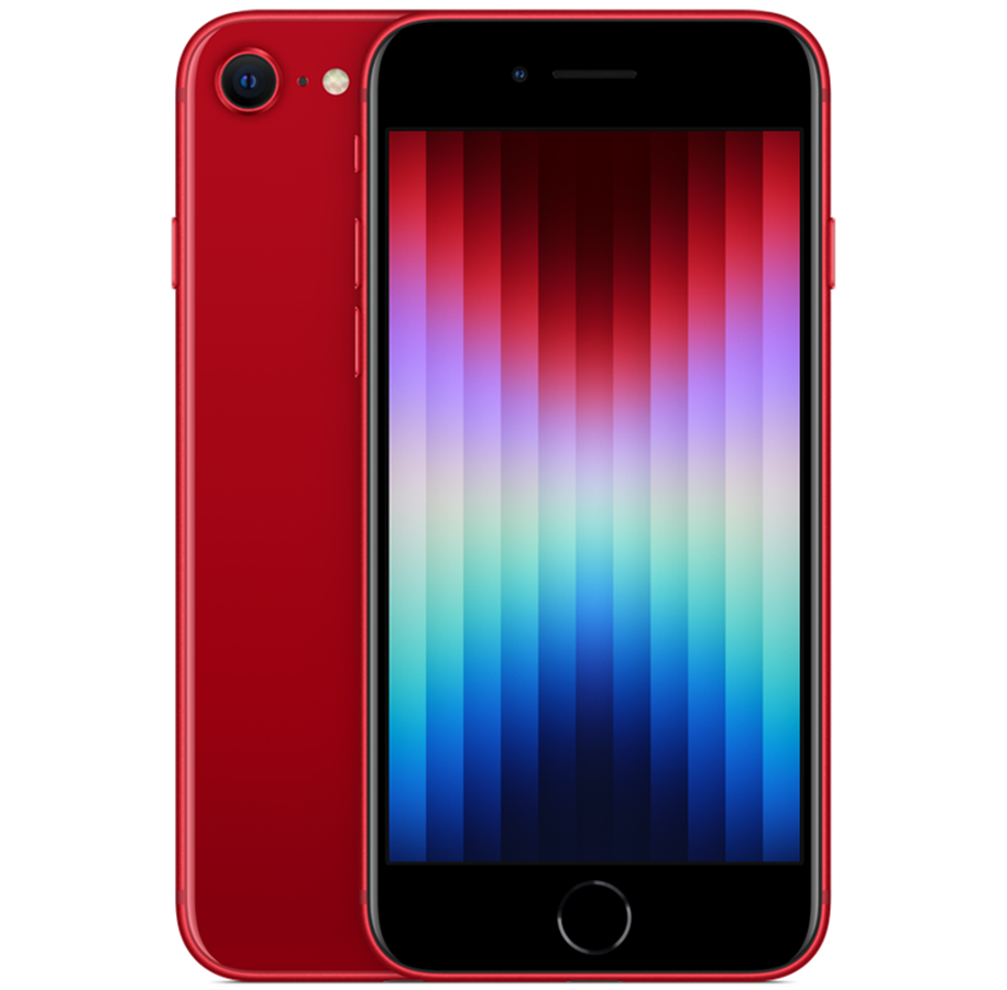 Telefon komórkowy - Apple iPhone SE (2022) 5G 256GB - Red - MMXP3QN/A