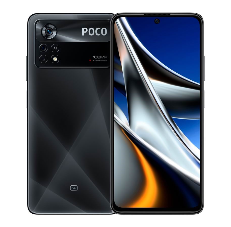 Telefon komórkowy - Xiaomi POCO X4 Pro 5G 128GB/6GB - Laser Black - MZB0AZ3EU