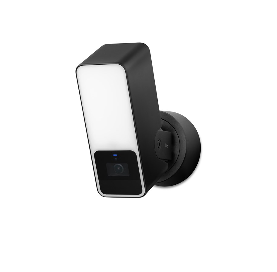 Inteligentny dom - Eve Outdoor Cam Black - Secure Floodlight Camera for Apple HomeKit - 10ECA8101