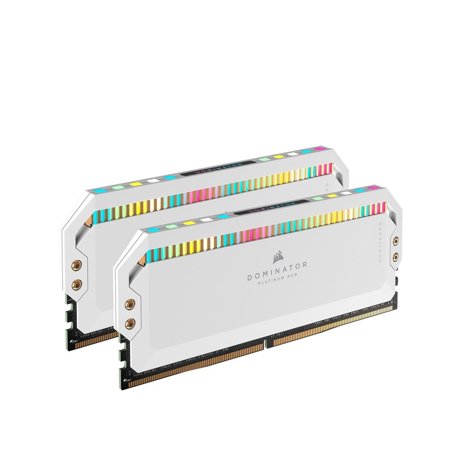 RAM - Corsair Dominator Platinum RGB DDR5-6200 - 32GB - CL36 - Dual Channel (2 pcs) - Intel XMP - Biały z RGB - CMT32GX5M2X6200C36W