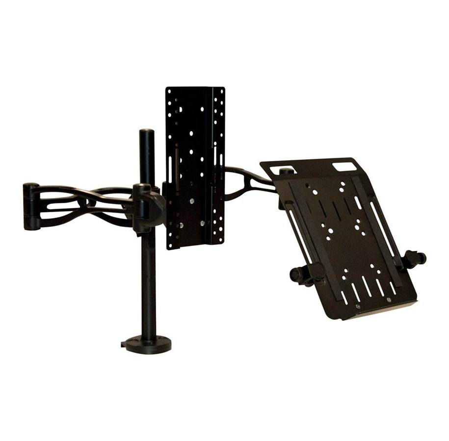 Uchwyty scienne, uchwyty AV i meble AV - Fellowes Professional Series Depth Adjustable Dual Monitor Arm - Max 10.9 kg - recommended for - 8041701