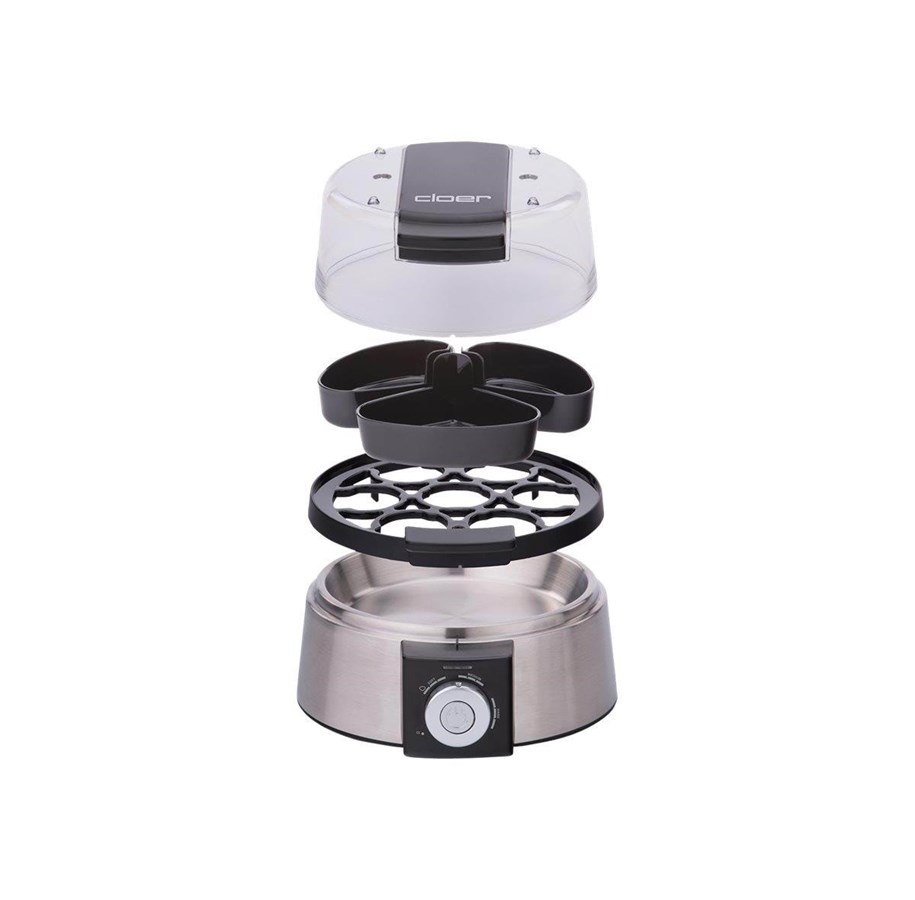 Jajowar - Cloer Jajowar 6070 - egg boiler - stainless steel/black - 6070