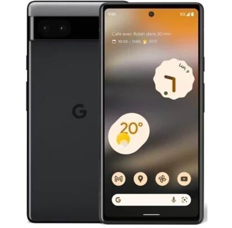 Telefon komórkowy - Google Pixel 6a 5G 128GB/6GB - Charcoal Black - GA02998-GB