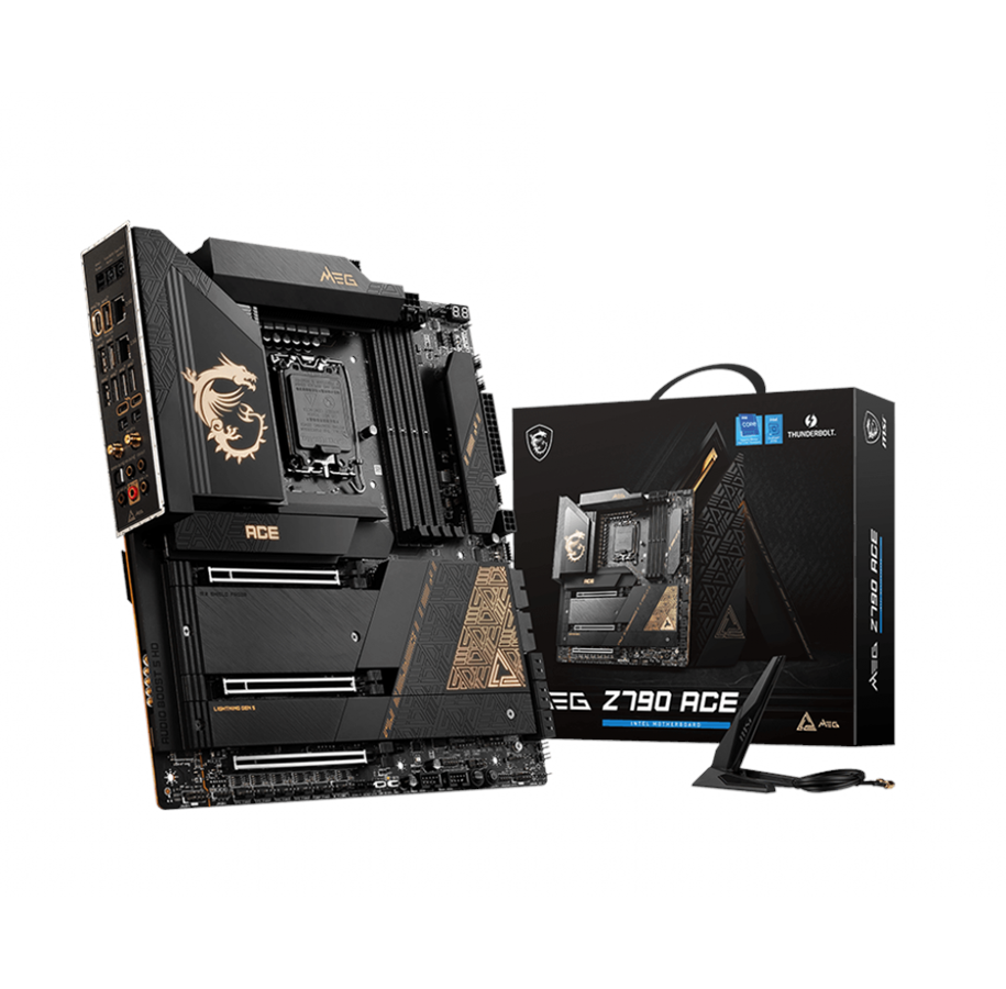 Plyta glówna - MSI MEG Z790 ACE Płyta główna - Intel Z790 - Intel LGA1700 socket - DDR5 RAM - Extended ATX - MEG Z790 ACE