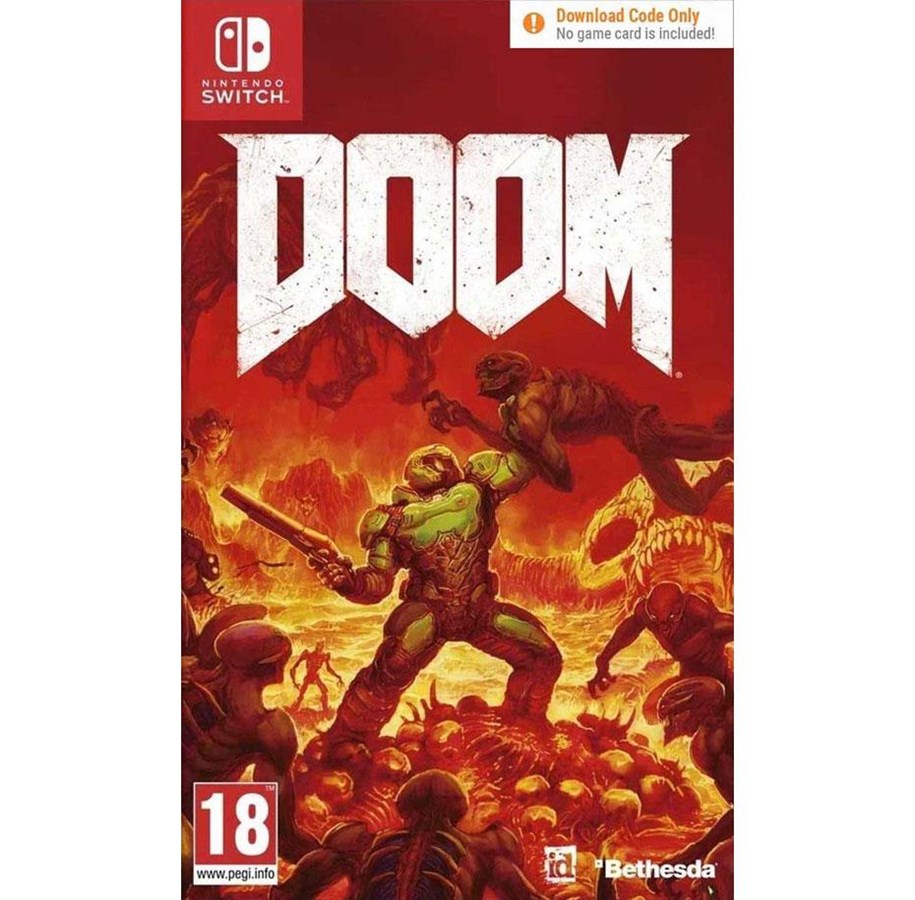 Gry - DOOM (Code in a Box) - Nintendo Switch - FPS - 5055856430490