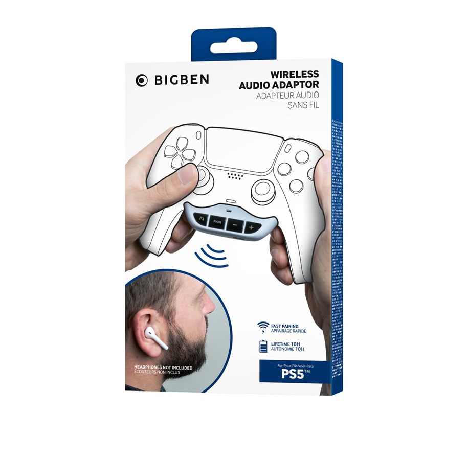 Akcesoria dla graczy - BigBen Interactive Wireless Audio Adaptor - Wired - Sony PlayStation 5 - 3665962013191