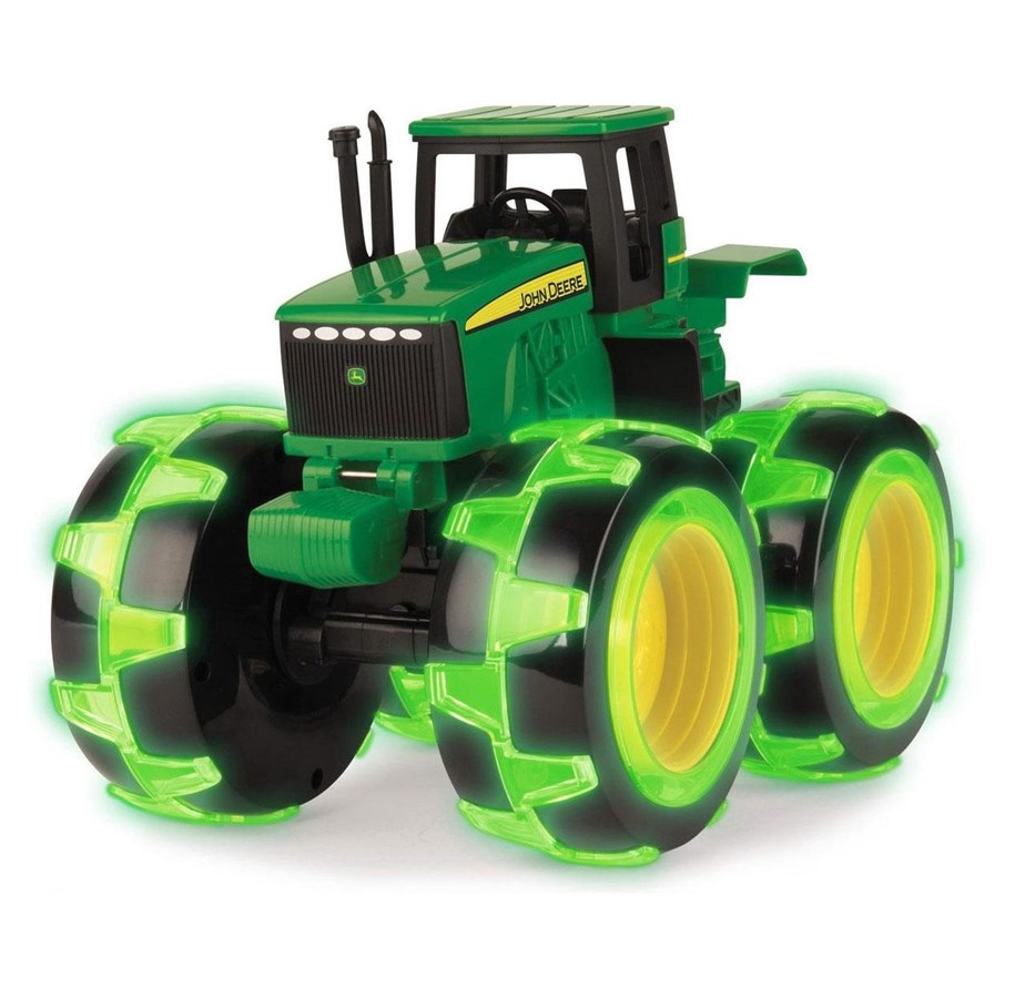Samochody i pojazdy - Tomy John Deere - Monster Treads Light Wheels Tractor - 46434