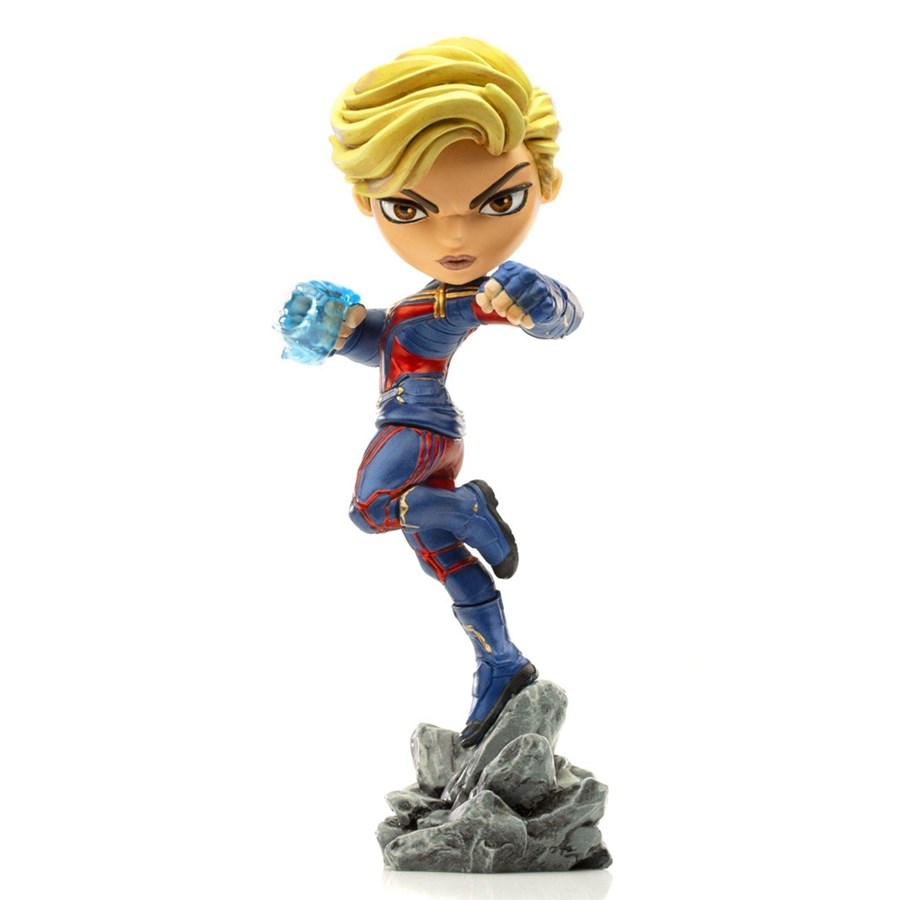 Drobiazgi - Iron Studios - Statue Captain Marvel - Avengers: Endgame - Figurka - 0602883134348