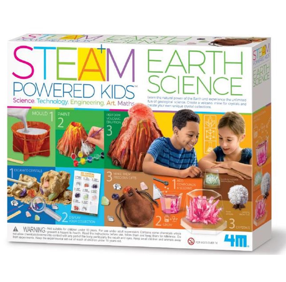 Interaktywne zabawki (Arduino itp.) - 4M Steam powered kids / Earth science - 4M-05538