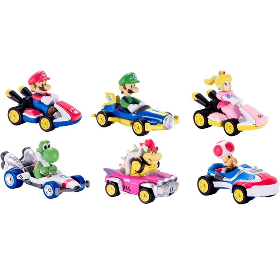 Samochody i pojazdy - Hot Wheels Mario Kart Replica Diecast 1:64 (Assorted) - 965-3001