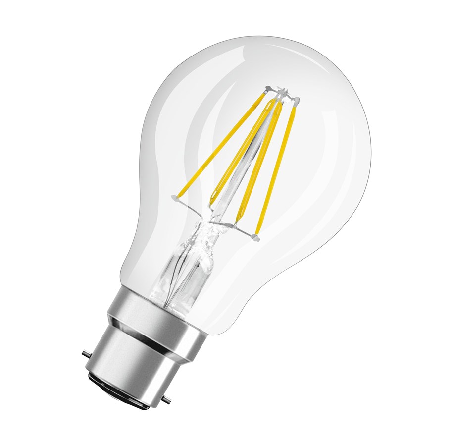 Zarówka LED - Osram Żarówka światła LED Standard Filament 6.5W/840 (60W) Clear B22d - 4058075592674
