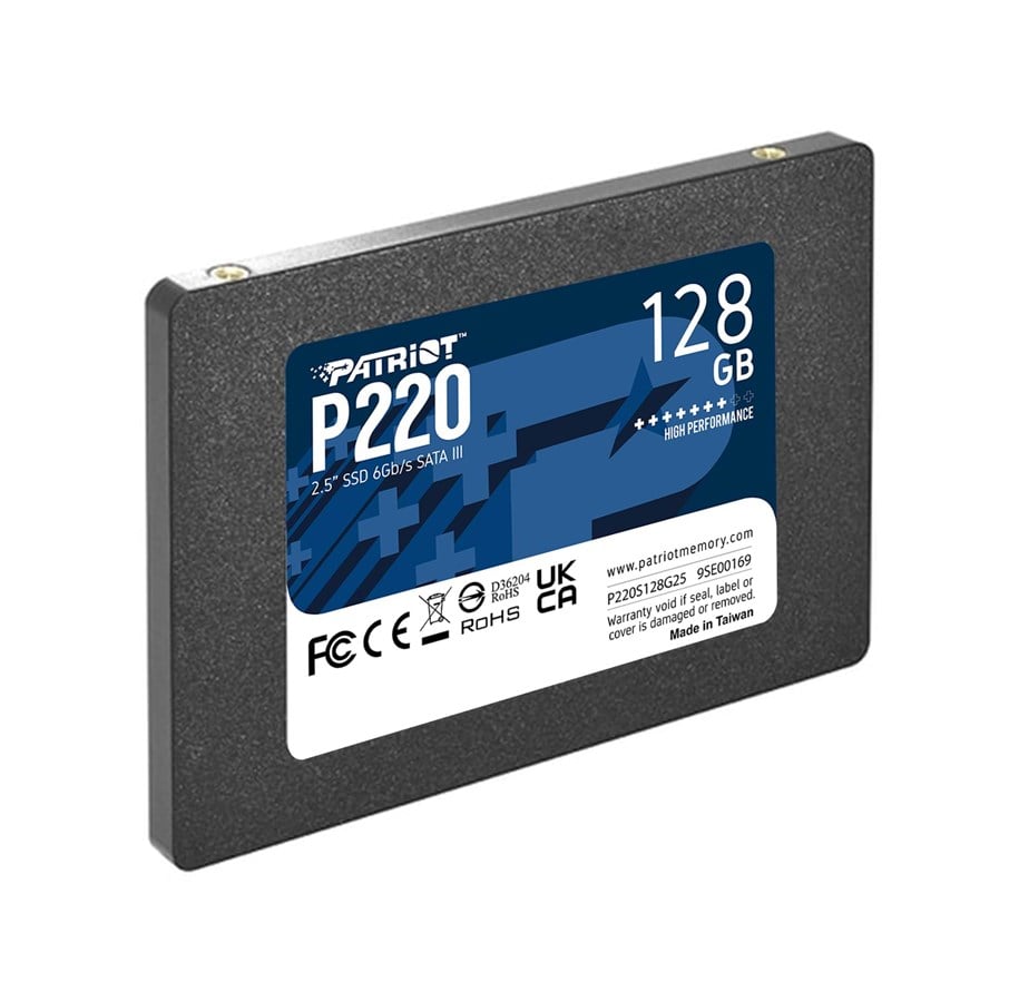 Dysk SSD - Patriot P220 SSD - 128GB - 2.5" - SATA-600 - P220S128G25