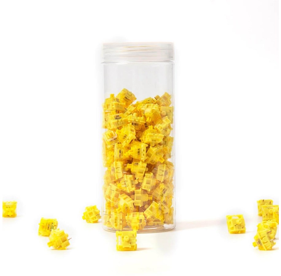 Akcesoria komputerowe - Keychron Switch set - Gateron Phantom Yellow Switch set - 110pcs - G43