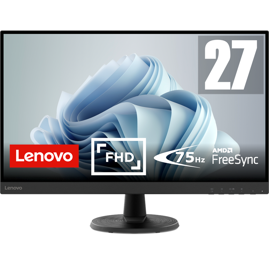 Monitor - 27" Lenovo D27-40 - 1920x1080 (FHD) - 75Hz - VA - 67A3KAC6EU