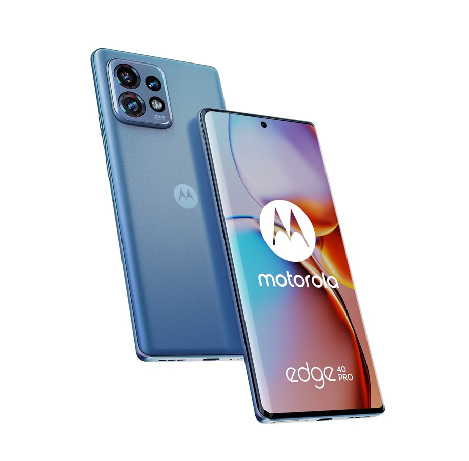 Telefon komórkowy - Motorola Edge 40 Pro 256GB/12GB - Lunar Blue - PAWE0005SE