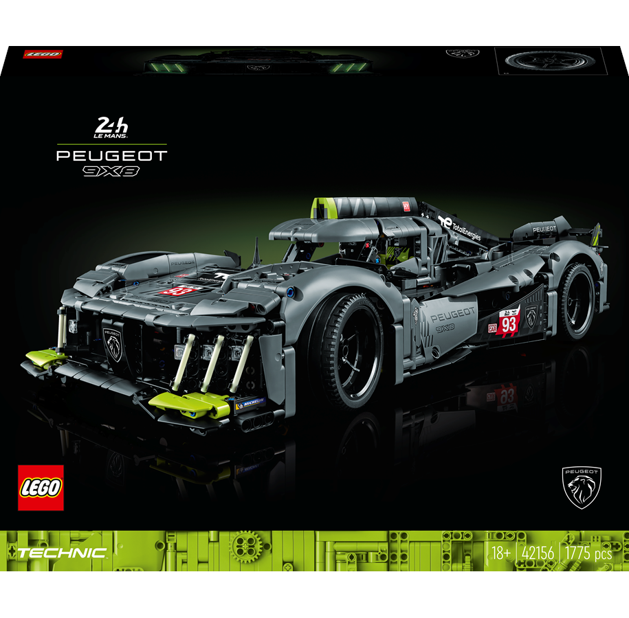 LEGO®  - LEGO Technic 42156 PEUGEOT 9X8 24H Le Mans Hybrid Hypercar - 42156
