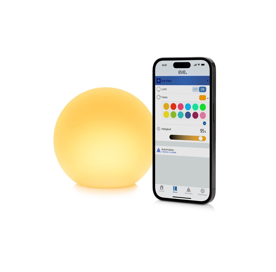 Inteligentny dom - Eve Flare - Portable Outdoor Smart LED Lamp - 10EBV8701