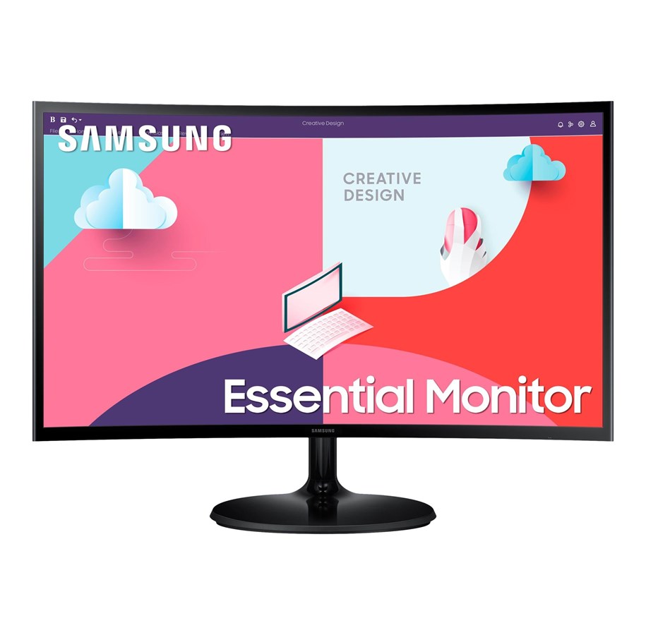 Monitor - 24" Samsung S24C360EAU - 1920x1080 (FHD) - 75Hz - VA - LS24C360EAUXEN