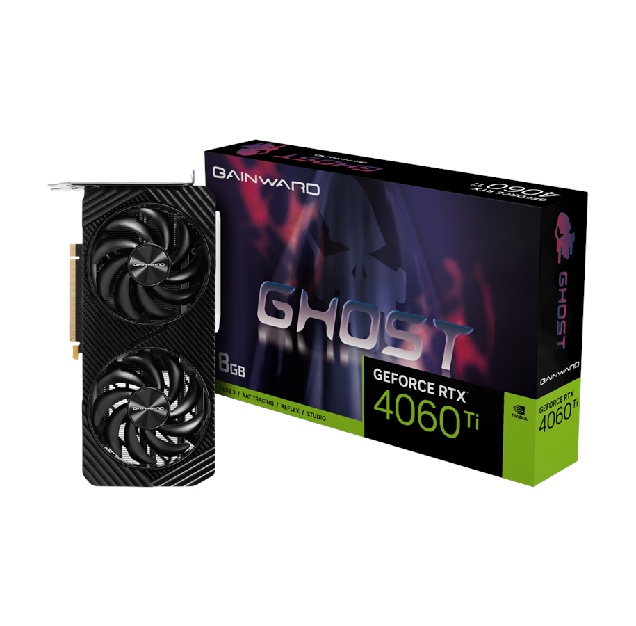Karta graficzna - Gainward GeForce RTX 4060 Ti Ghost - 8GB GDDR6 RAM - Karta graficzna - 471056224-3949