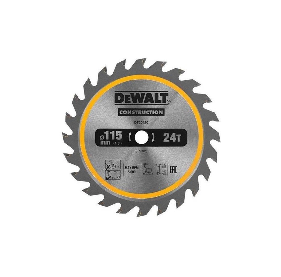 Pila tarczowa - Dewalt 115MM 24T TCT SAW BLADE - DT20420-QZ