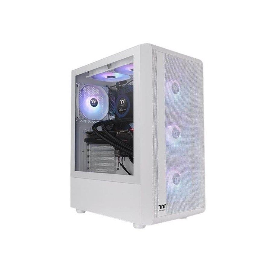 Obudowa komputerowa - Thermaltake S Series S200 TG ARGB Snow - Obudowa komputerowa - Tower - Biały - CA-1X2-00M6WN-00