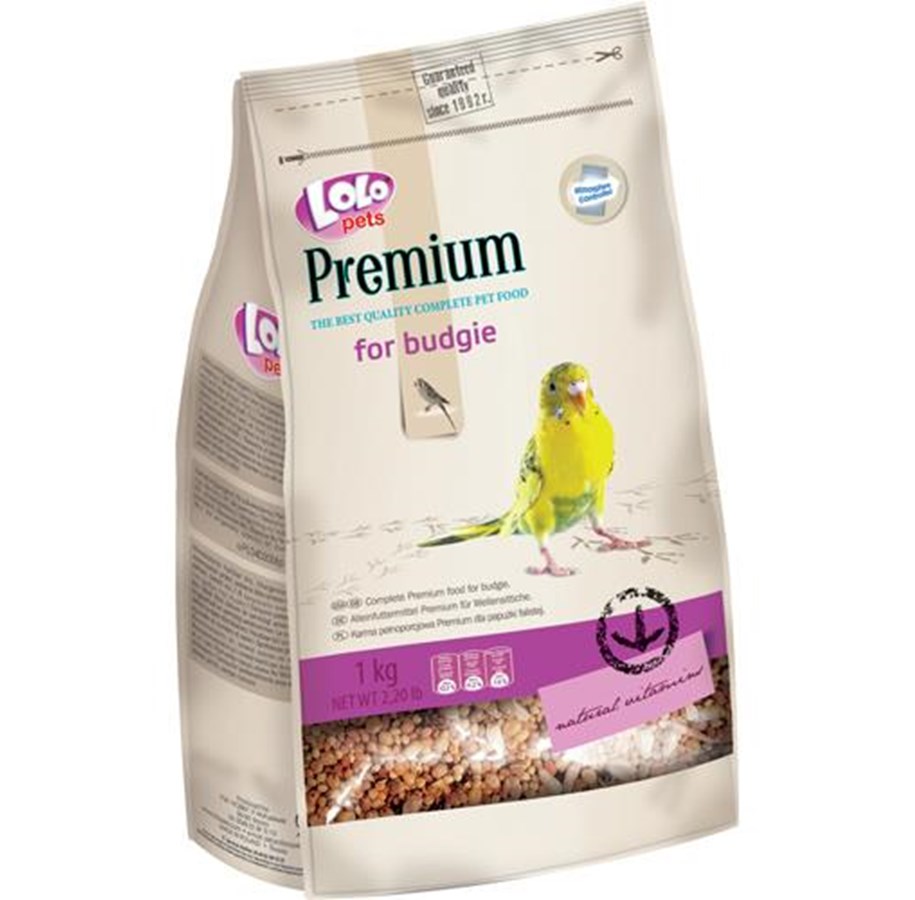 Food, Snacks & Vitamins - Lolo Pets Budgie food Premium 1000g - FF70212