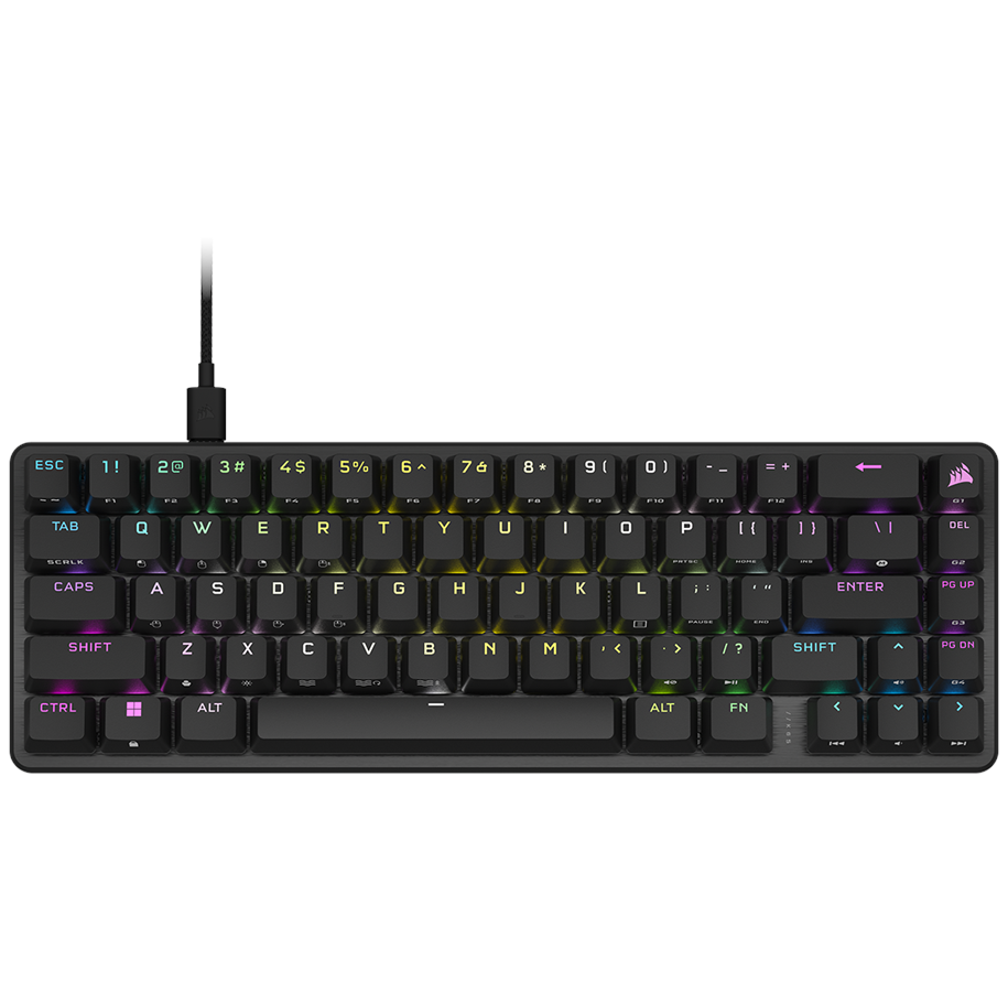 Klawiatura - Corsair K65 PRO Mini 65% Optical OPX - US - Klawiatura gamingowa - bez bloku numerycznego - Angielski (US) - Czarny - CH-91A401A-NA