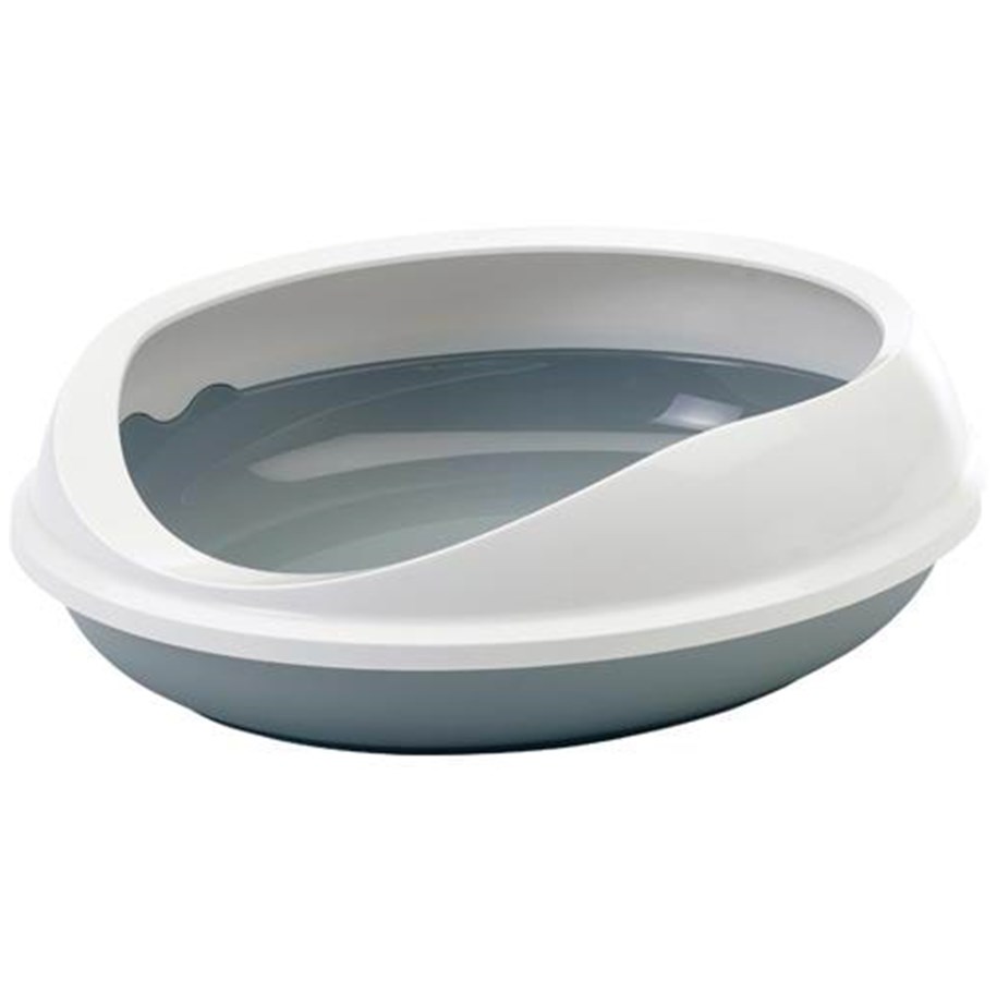 Koty - Savic Figaro Litter Tray White/Grey - K0268G