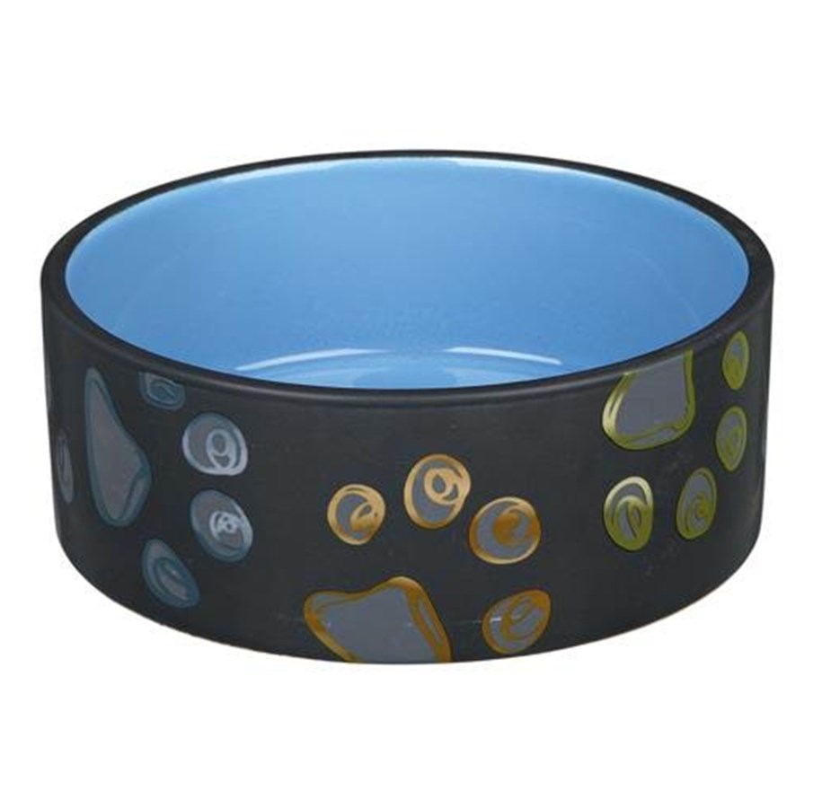 Psy - Trixie Jimmy Ceramic Bowl 0.75 l/ø 15 cm assorted colours - TX24775