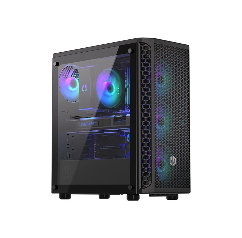 Obudowa komputerowa - ENDORFY Signum 300 ARGB - mid tower - ATX - Obudowa komputerowa - Tower - Czarny - EY2A006