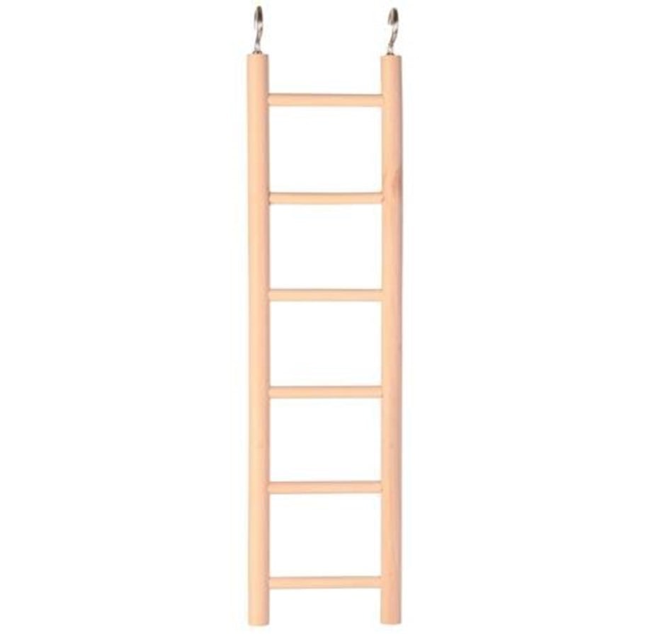 Perches, swings and play stands - Trixie Wooden Ladder 6 rungs/28cm - TX5813