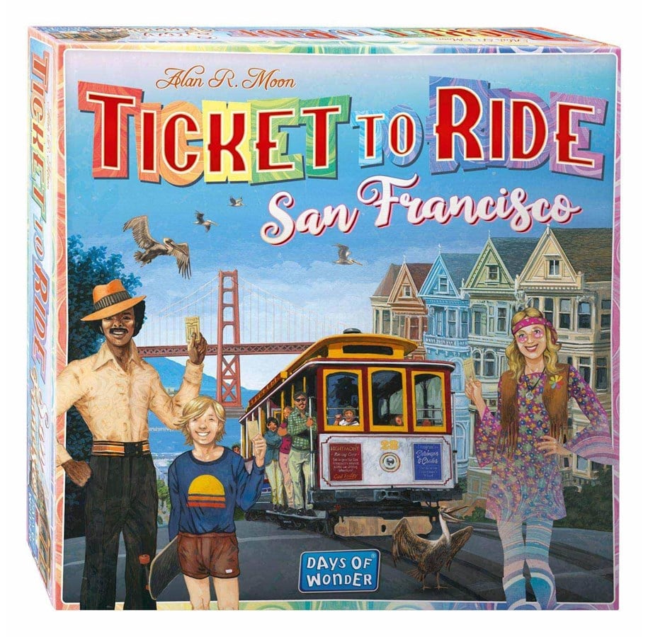 gry-planszowe-karciane-i-kosci - Days of Wonder Ticket to Ride - San Francisco Board Game - DOW 720564