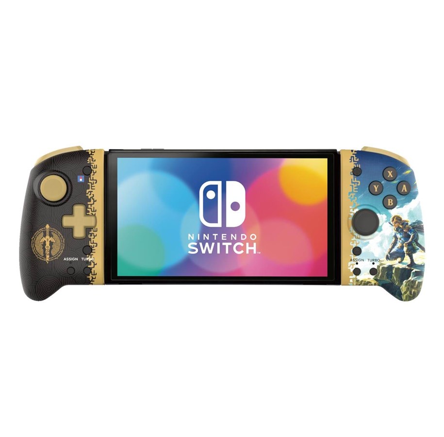 Akcesoria dla graczy - HORI Split Pad Pro (The Legend of Zelda: Tears of the Kingdom) - Wired Controller - Nintendo Switch - NSW-432U