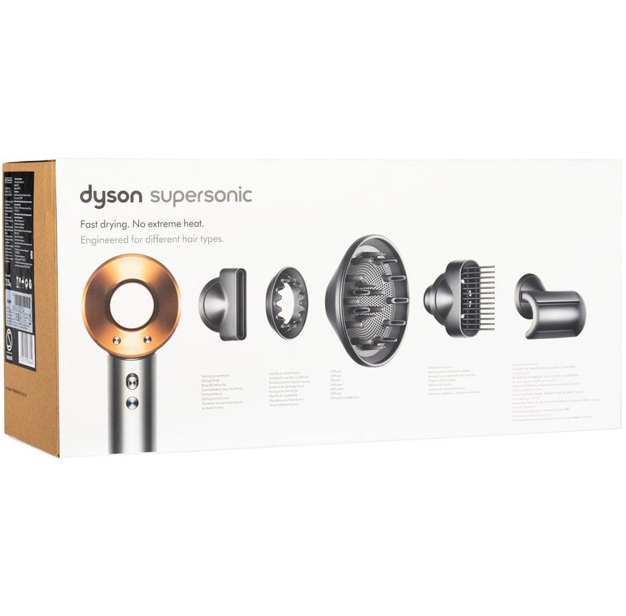 Suszarka do włosów - Dyson Suszarka do włosów Supersonic HD07 - Nickel/Copper - 389922-01
