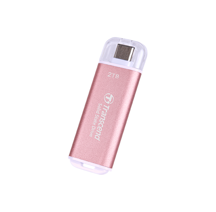 Dysk SSD - Transcend ESD300 Portable SSD - Pink - 2TB - TS2TESD300P