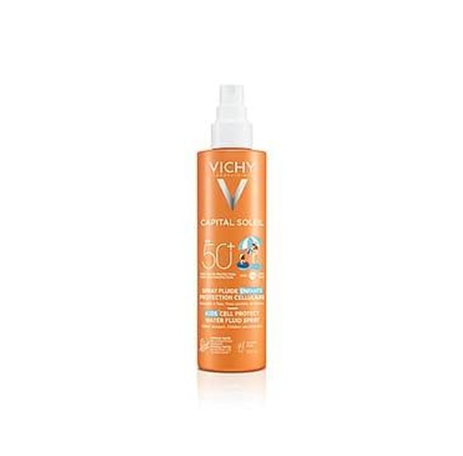Pielegnacja ciala - Vichy Capital Soleil Kids Cell Protect Sunspray SPF50+ 200 ml - C-VI-363-B5