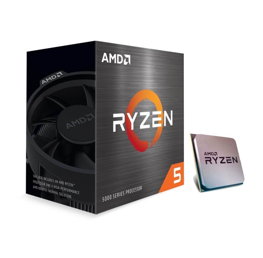 Procesor - AMD Ryzen 5 5500GT Wraith Stealth Procesor - 6 rdzeni - 3.6 GHz - AMD AM4 - AMD Boxed (z chłodzeniem) - 100-100001489BOX