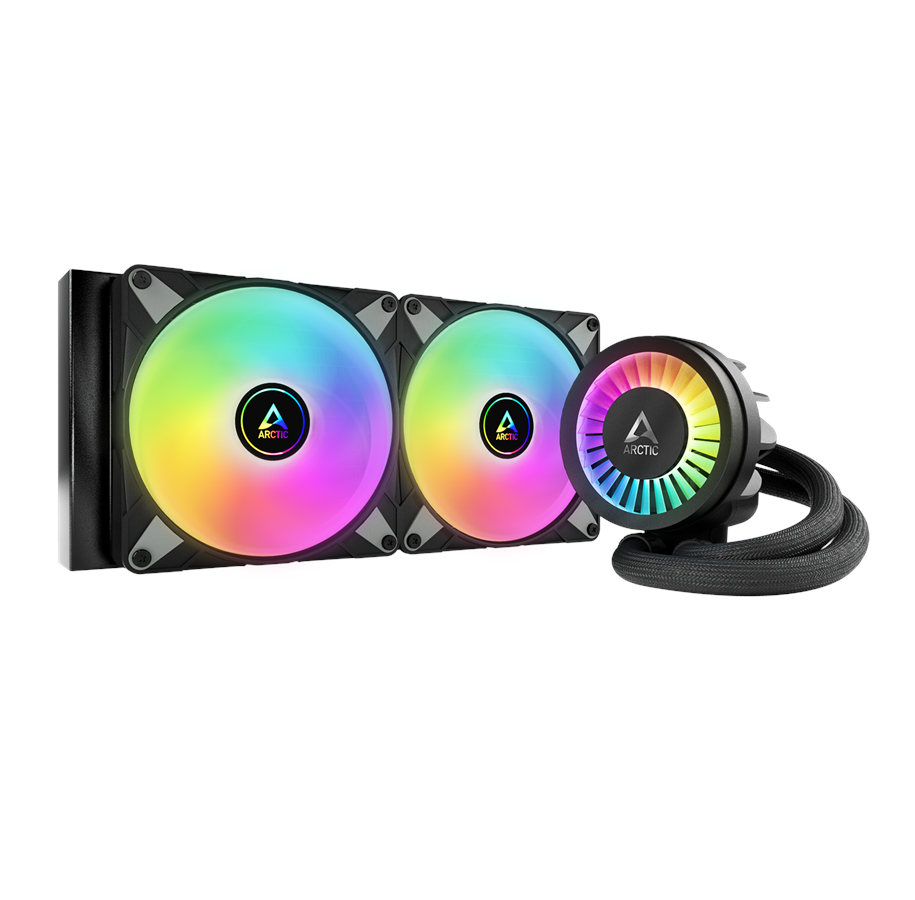Chlodzenie CPU - Arctic Liquid Freezer III 280 A-RGB - Black - Chłodzenie wodne procesora - Max 23 dBA - ACFRE00143A
