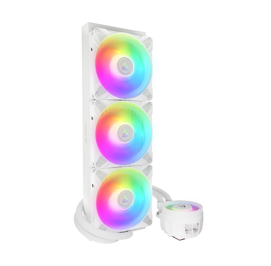 Chlodzenie CPU - Arctic Liquid Freezer III 420 A-RGB - White - Chłodzenie wodne procesora - Max 23 dBA - ACFRE00153A