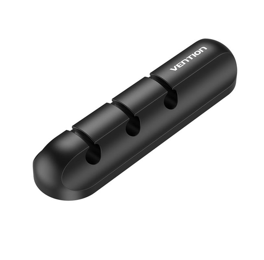 Akcesoria sieciowe - Vention Cable Manager for Desktop Computers with 7 Ports Black - KBSB0
