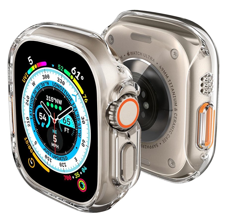 Smartwatch - akcesoria - Spigen Thin Fit - clear - Apple Watch Ultra 3/2/1 - ACS05917