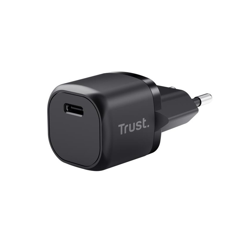 Telefon - Adapter i Ladowarka - Trust Maxo Ultra-small 20W USB-C PD Charger - 25174
