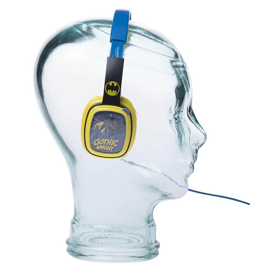 Sluchawki, zestaw sluchawkowy - Batman Headphones Wired - HBM-FS2-BLKBLU